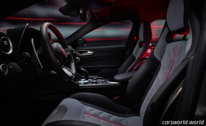 Специальная Giulia Quadrifoglio от Alfa с яхтенным антикрылом — быстрая, дикая и уже распродана | Carscoops